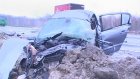 Самарский водитель разбился в страшной аварии на трассе