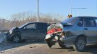 5 автомобилей изуродованы на Арбековском путепроводе