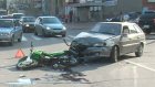 В ДТП на улице Воронова серьезно пострадал мотоциклист