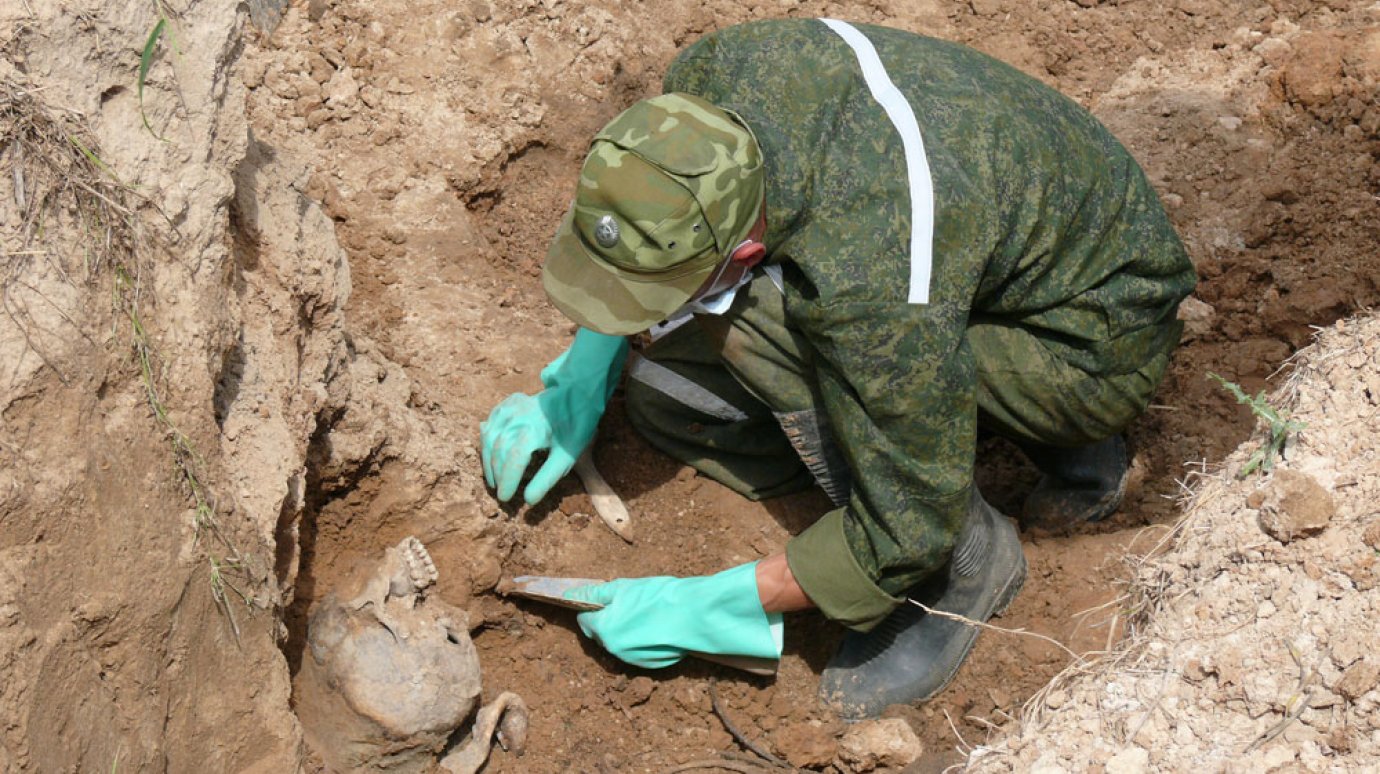 Пензенские поисковики нашли останки 33 советских солдат