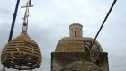 На Богоявленский храм в Вадинске установили купол с крестом