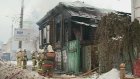 На улице Суворова в очередной раз загорелся заброшенный дом