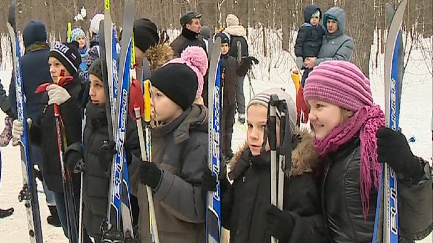 «Лыжня России» собрала на Олимпийской аллее около 1500 пензяков