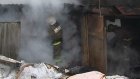 В Терновке при пожаре в гаражах сгорели две козы и козел