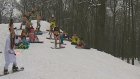 Лыжники и сноубордисты провели «Голый заезд» на Засеке