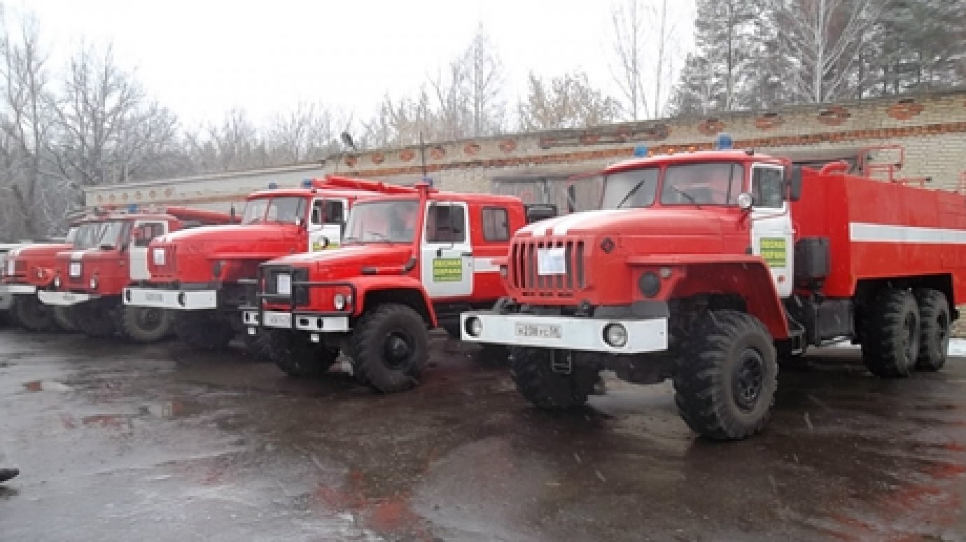 В Кузнецком районе прошли учения по тушению лесных пожаров