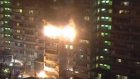 Сильный пожар со взрывом случился в столичном Медведково
