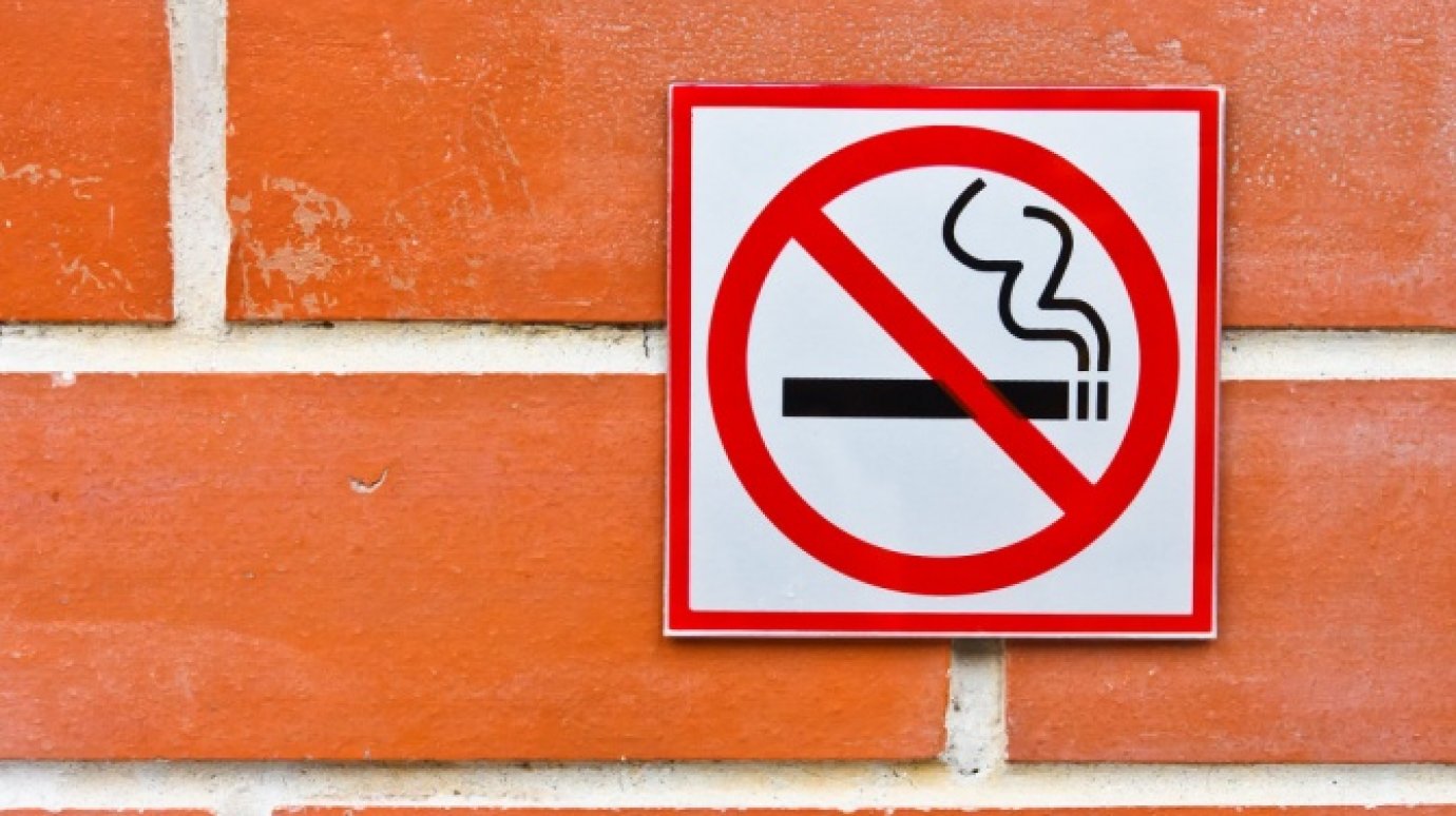 В школах и детсадах рекомендуется повесить таблички о запрете курения