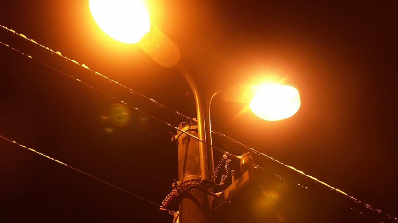 Земетчинский чиновник унес уличный светильник на свой двор