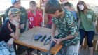 В военно-спортивной игре «Орленок» выиграла команда кадетской школы