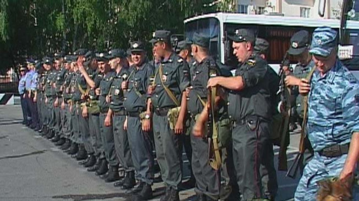 Отряд пензенских полицейских в очередной раз отправился на Кавказ