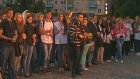 Горожане зажгли у памятника Победы 1 418 свечей