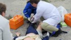 В Башмакове спасатели и медики провели совместные учения