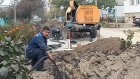 В селе Секретарка начали менять водопроводные сети