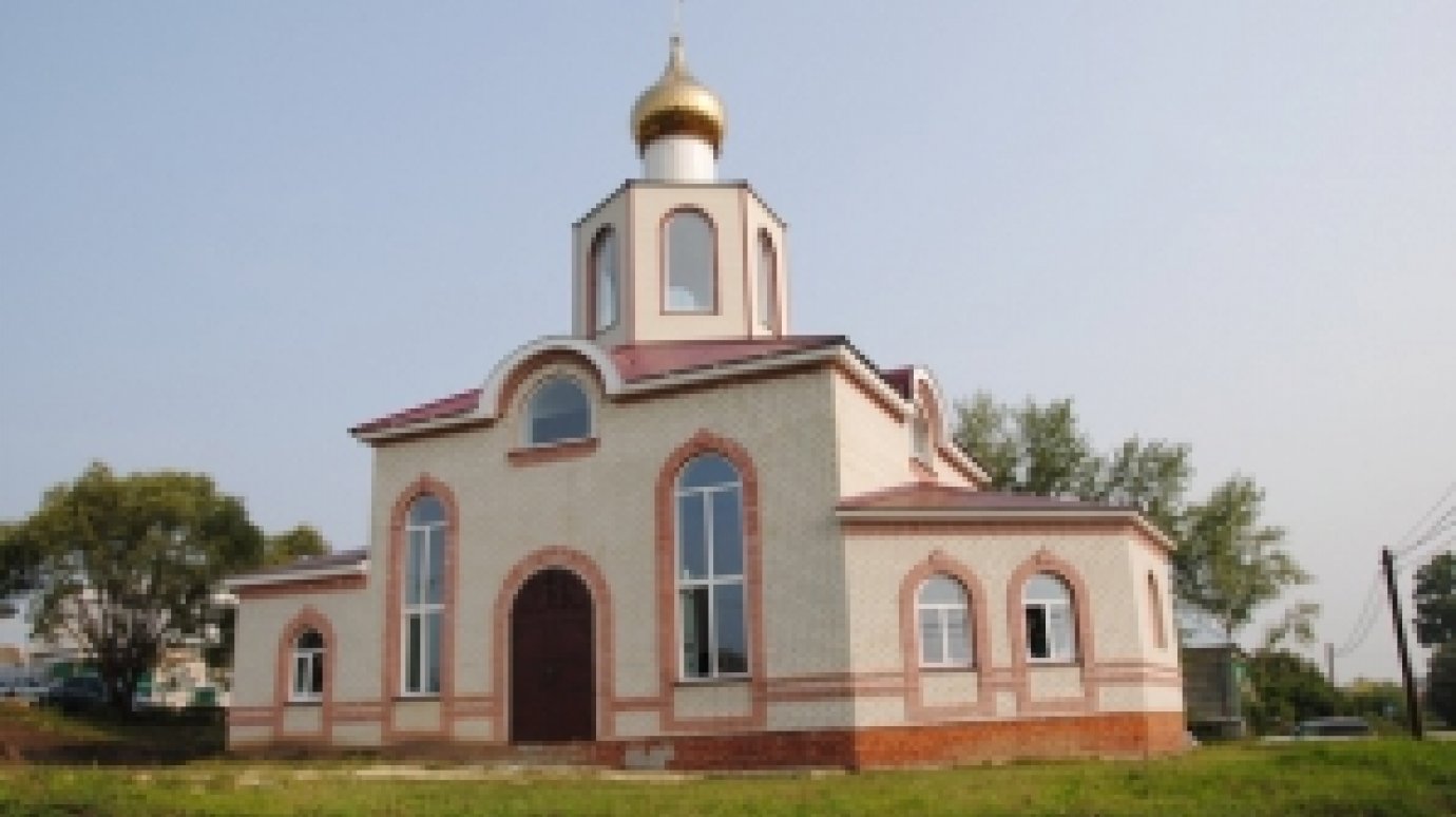 В Кузнецком районе освятят храм в честь мученика Евгения Мелитинского