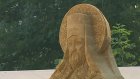 Скульпторы создали из песка фигуру святителя Иннокентия