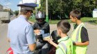 На дорогах Пензы организовали акцию «Дети за безопасность»