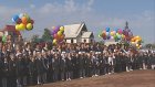 В День знаний в Ахунах торжественно открылась новая школа
