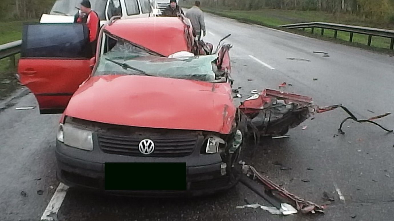 В Нижнеломовском районе на трассе погиб 53-летний водитель