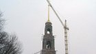 На стройплощадке Спасского собора приостановлена работа кранов