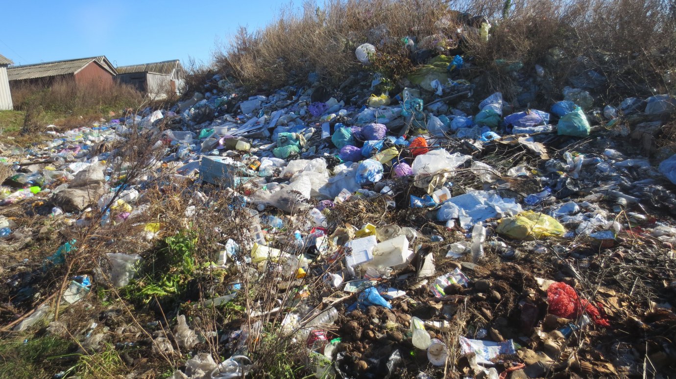Сельчане Нижнеломовского района возводят «укрепления» из мусора