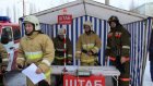Пензенские пожарные потушили условное возгорание в «Буртасах»