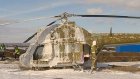 В аэропорту прошли учения: спасен экипаж «упавшего» вертолета
