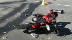 Мотоциклист госпитализирован после столкновения с фурой