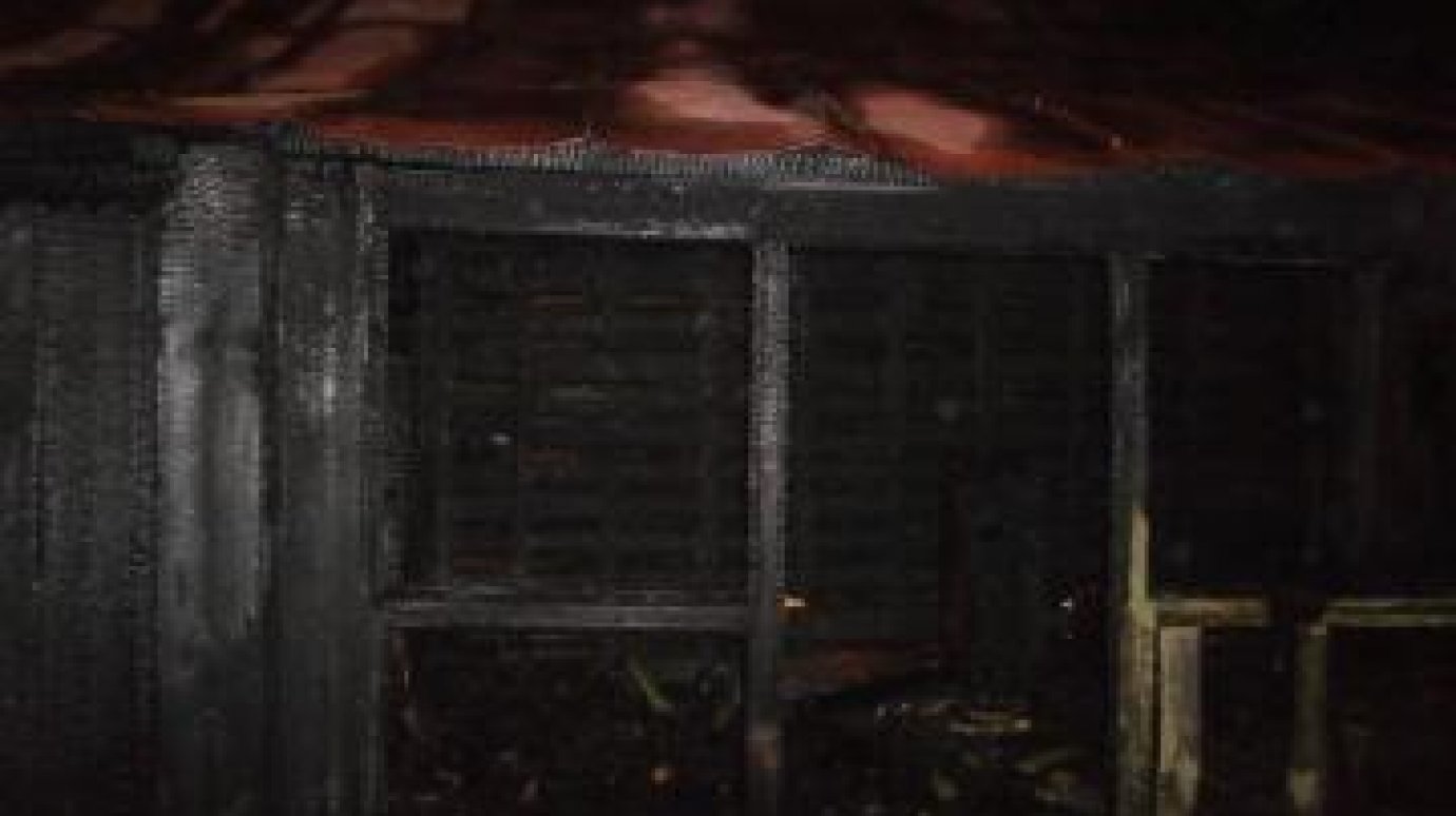 В поселке Беково при пожаре погиб хозяин частного дома