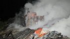 В Каменском районе сгорело три тонны угля и дров