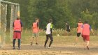 Полицейские сыграли в футбол с воспитанниками лагеря «Юность»