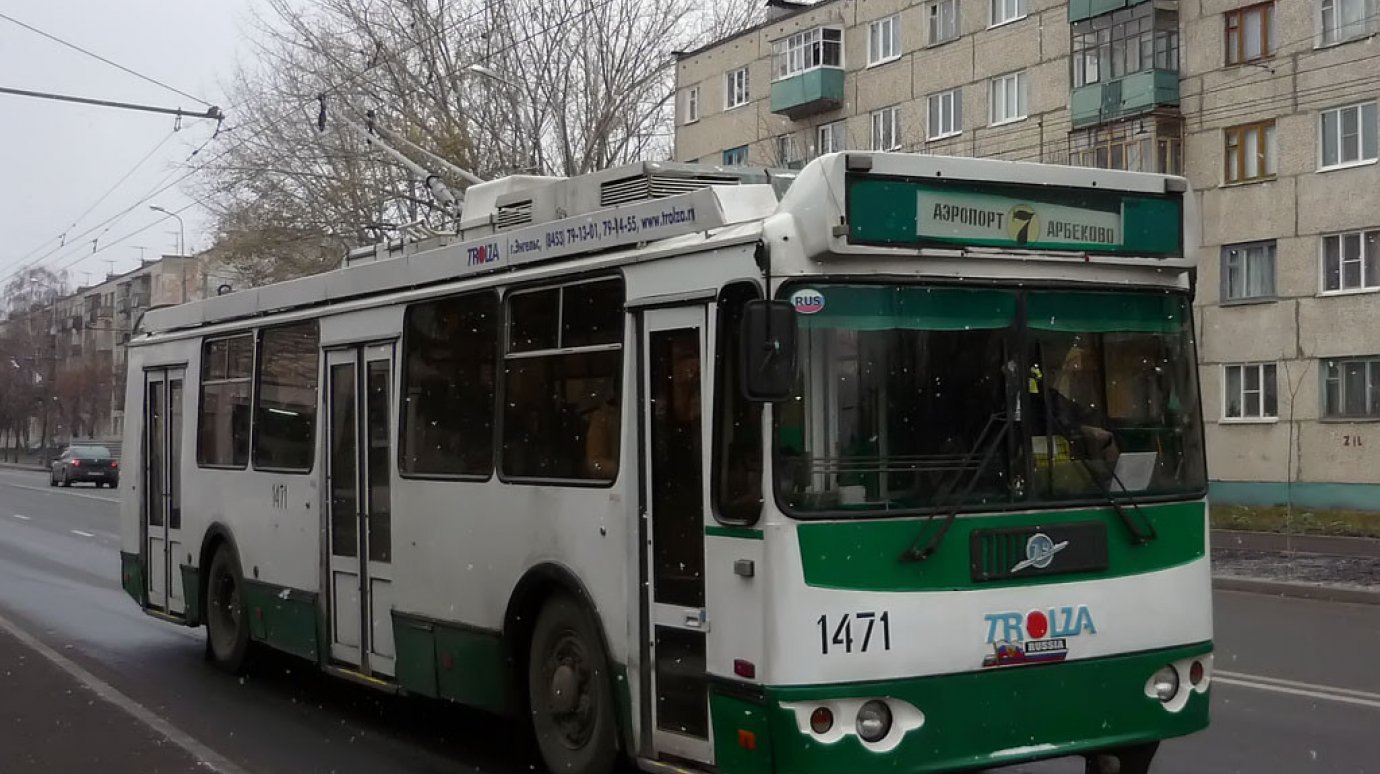 В Пензе троллейбусы № 6 и 7 на два дня изменят маршруты
