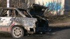 На улице Ухтомского после ДТП сгорел Audi-80