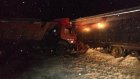 В Кузнецком районе Volvo врезался в КамАЗ и сбил водителя DAF