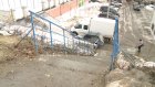 Пензячка сломала ногу на аварийной лестнице на улице Кижеватова