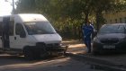 На ул. Тарханова столкнулись два легковых автомобиля и микроавтобус