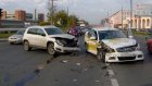 Три пассажирки такси пострадали в ДТП на улице Баумана
