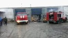В Белинском произошел пожар на складе кондитерских изделий