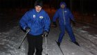 Хоккеисты пензенского «Дизеля» провели тренировку на лыжах