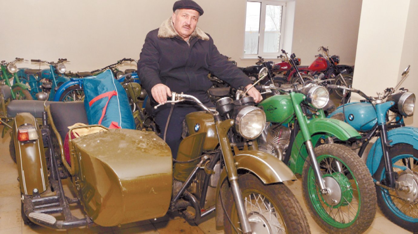 Житель села Мичурино создал музей мотоциклов