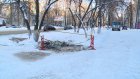 На улице Луначарского произошла коммунальная авария