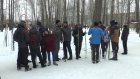 В Каменке состоялась лыжная эстафета среди школьников района