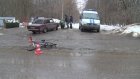 14-летний велосипедист попал в аварию на улице Попова