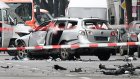 На западе Берлина взорвался автомобиль c водителем