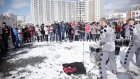 В Спутнике устроили праздник для новоселов с улицы Светлой