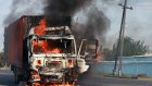 В Кемеровской области замерзшая девушка по пути с вечеринки сожгла грузовик