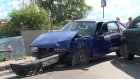 На улице Кольцова произошла авария с участием трех машин
