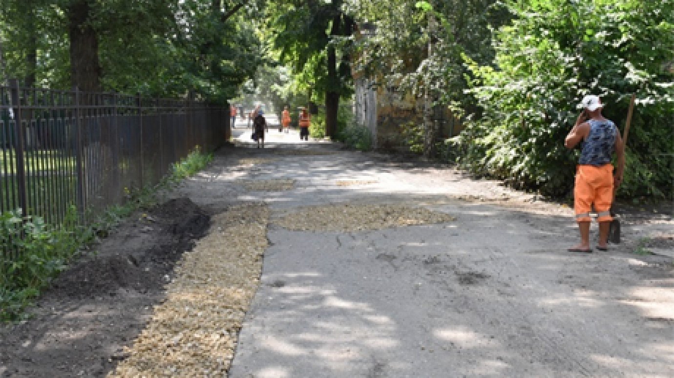 В Пензе ремонт дорог во дворах завершат до 15 августа