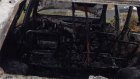 Land Cruiser сгорел в Ахунах из-за замыкания электропроводки