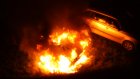 Ночью на улице Антонова сгорел Mitsubishi Lancer